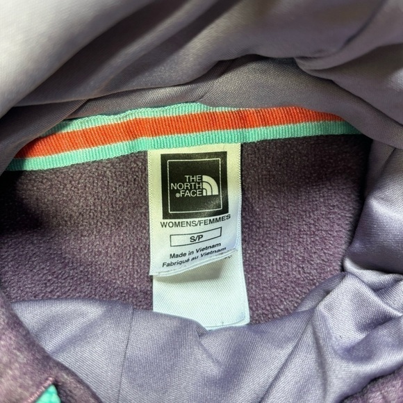 The North Face Sweatshirt Womens Small Cowl Neck Pullover Neck Warmer Purple - Picture 3 of 5